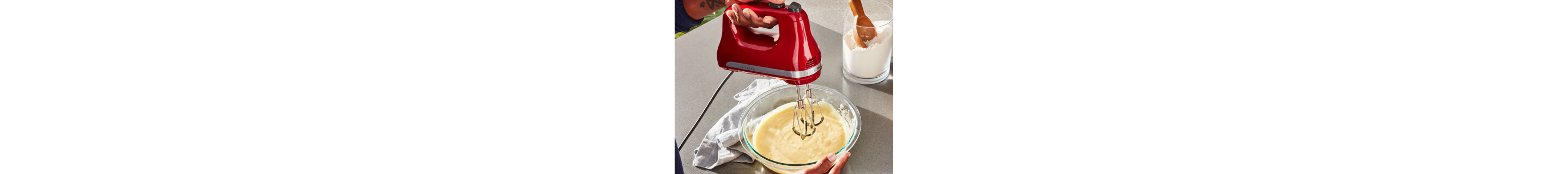 Blending with a hand mixer