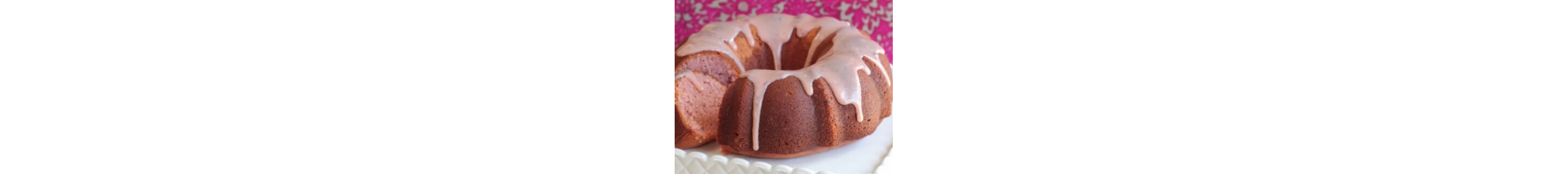 Buttermilk strawberry bundt cake