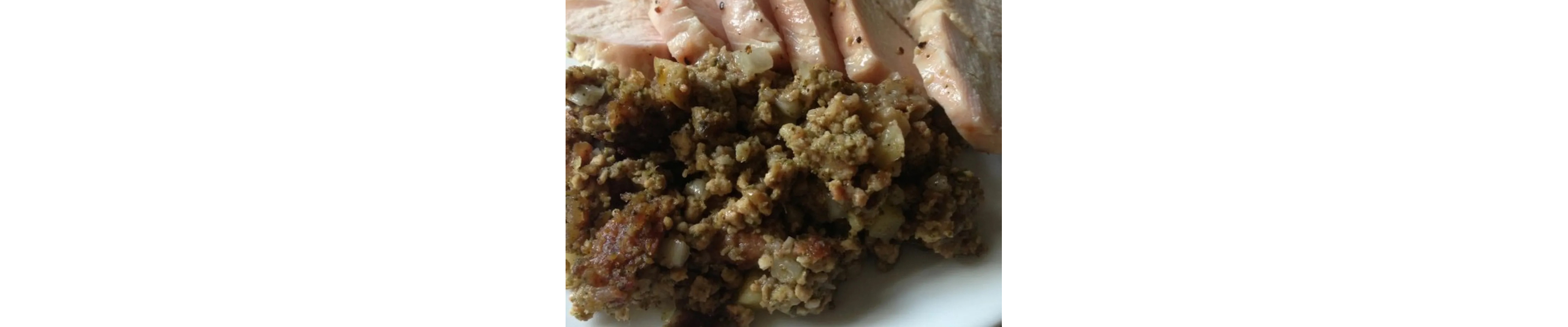  Sage pesto sausage stuffing