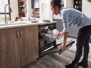 Kitchenaid shop dishwasher odor