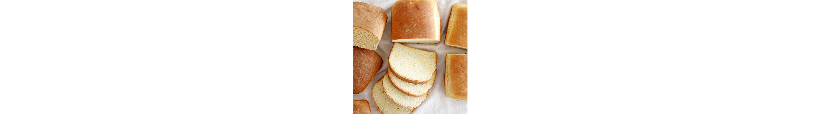 Three loaves of sandwich bread