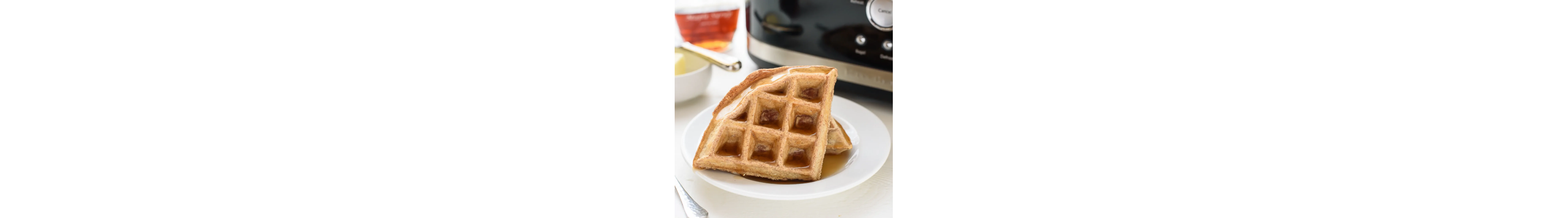 Waffles with syrup