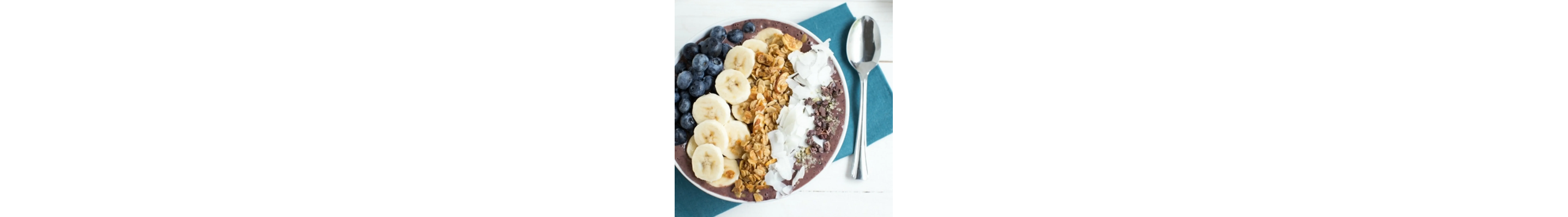 Blueberry smoothie bowl