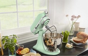 A KitchenAid® stand mixer.