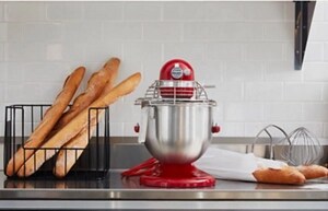 A KitchenAid® stand mixer.