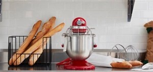 A KitchenAid® stand mixer.