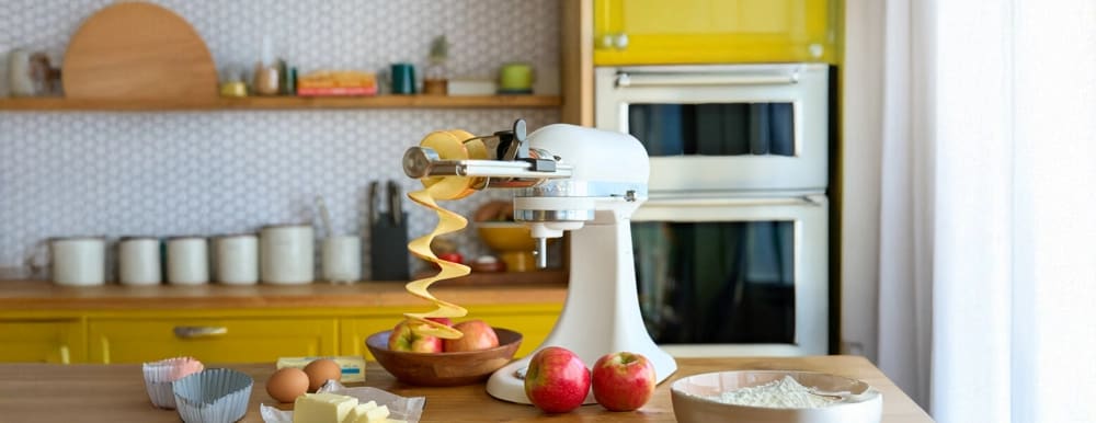 A KitchenAid® stand mixer.
