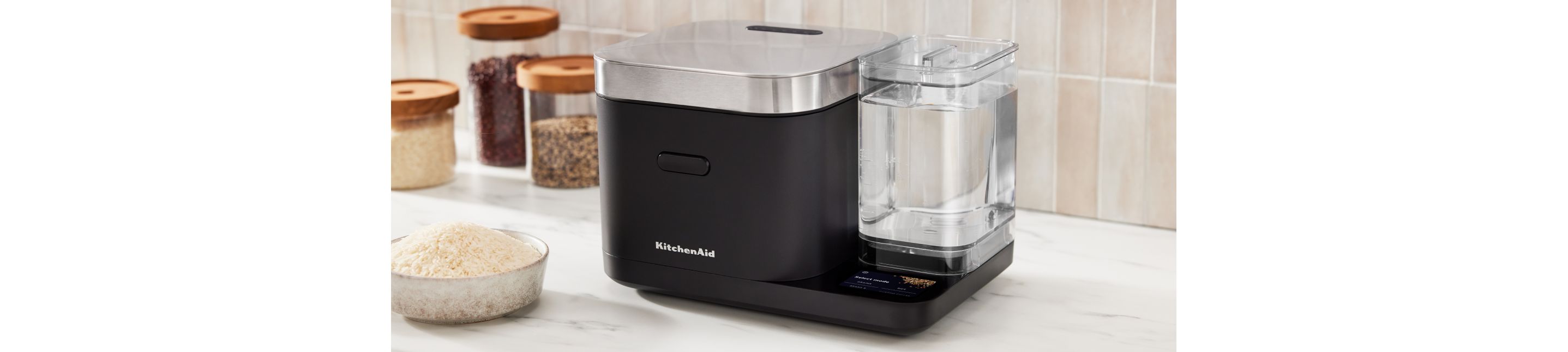A KitchenAid® Grain and Rice Cooker.