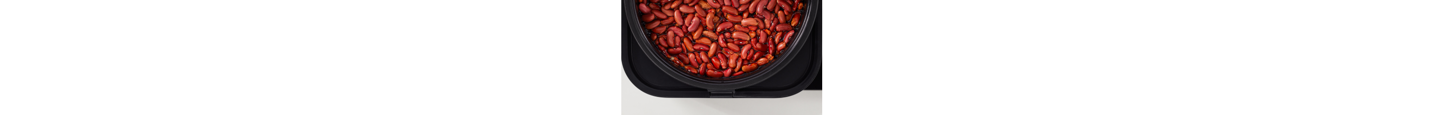 Red Kidney Beans soaking in the Grain and Rice Cooker.