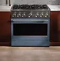 A KitchenAid® Luminaire Design Series Limited Edition Range in a kitchen.