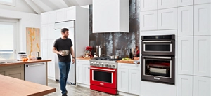 A suite of KitchenAid® appliances.