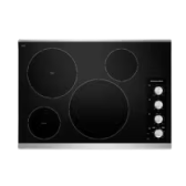 A KitchenAid® Electric Cooktop.