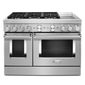 A KitchenAid® Commercial-Style Range. 