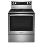 A KitchenAid® Freestanding Range.