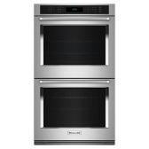 A KitchenAid® Double Wall Oven.