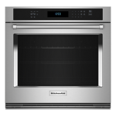 A KitchenAid® Single Wall Oven.