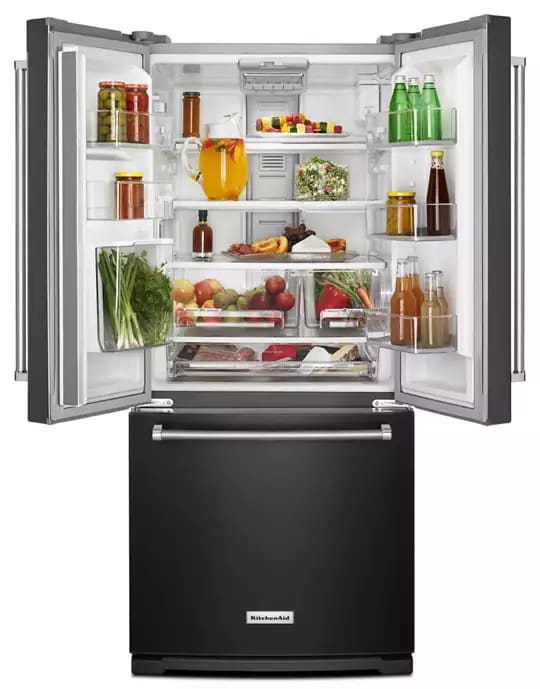 KitchenAid French Door Fridge (KRFF300EBS) - Black Stainless KitchenAid French Door Fridge (KRFF300EBS) - Black Stainless