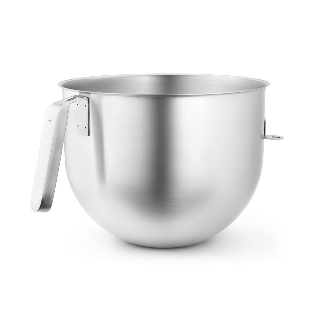 7 Quart NSF Certified Polished Stainless Steel Bowl with J Hook Handle