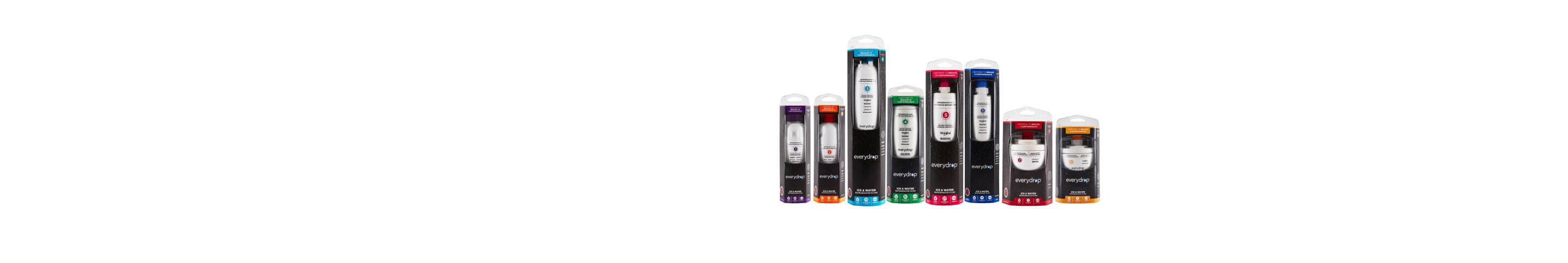 A selection of EveryDrop® water filters