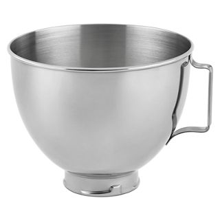 KitchenAid&reg; 4.5 Quart Polished Stainless Steel Bowl w/ Handle, K45SBWH