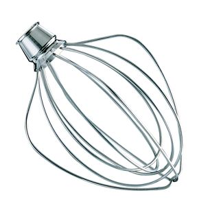 Stand mixer whisk attachment, stainless steel, KitchenAid 