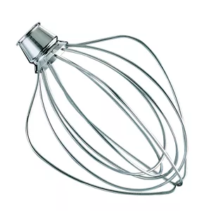 K45WW Stainless Steel 6 Wire Whip Attachment for KitchenAid 4.5Quart 5Qt  Tilt-Head Stand Mixer, Egg Cream Stirrer, Flour Cake Balloon Whisk