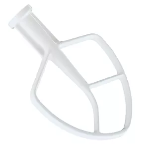 KitchenAid Flat Beater - White Coated | Fits 4.5-Quart & 5-Quart KitchenAid Bowl-Lift Stand Mixers K5ab