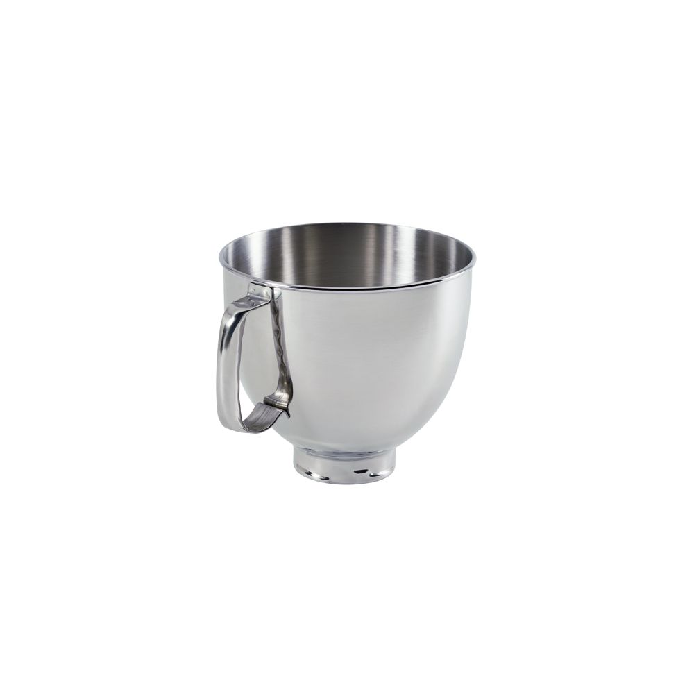 5-Qt. Tilt-Head Polished Stainless Steel Bowl with Comfortable Handle