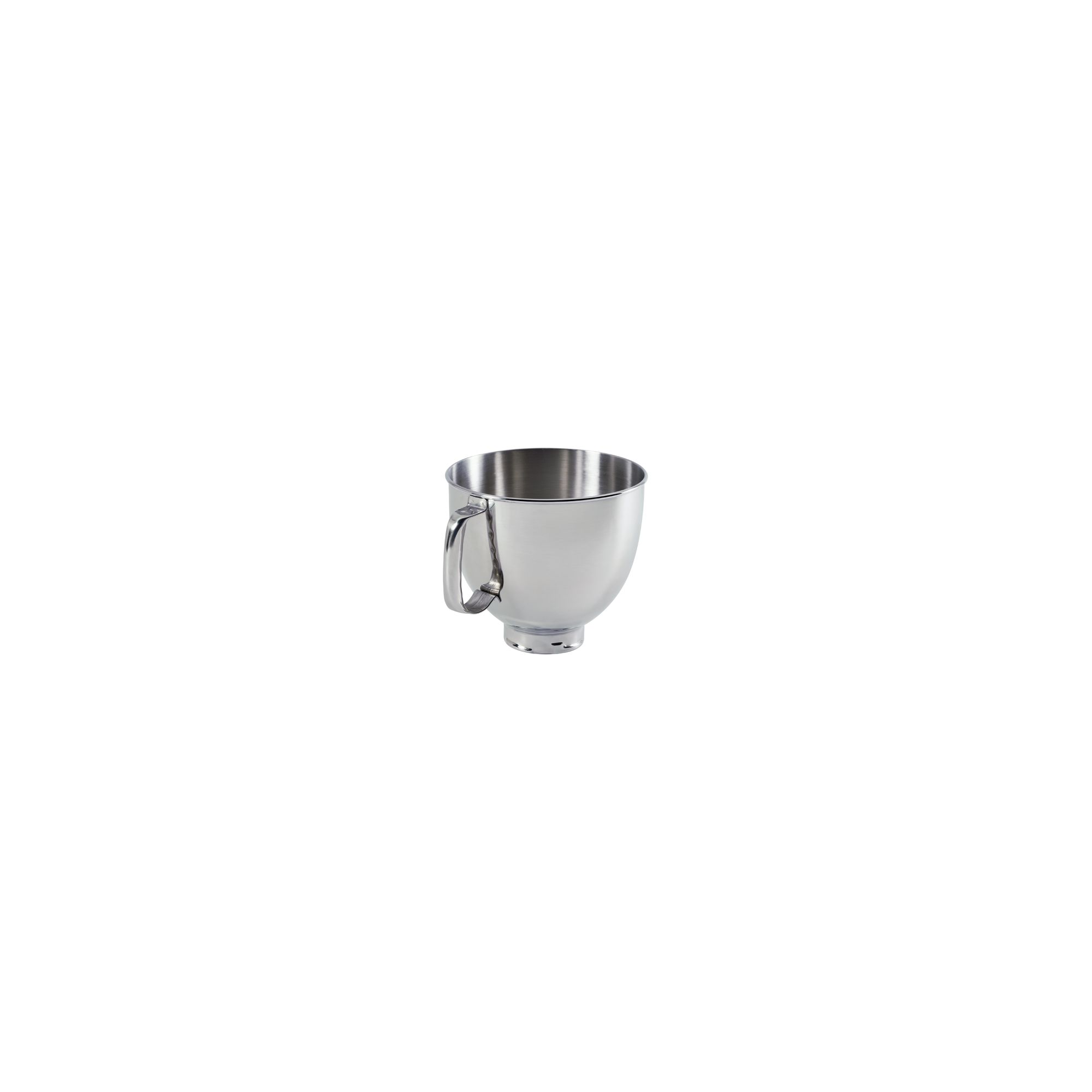 5-Qt. Tilt-Head Polished Stainless Steel Bowl with Comfortable Handle