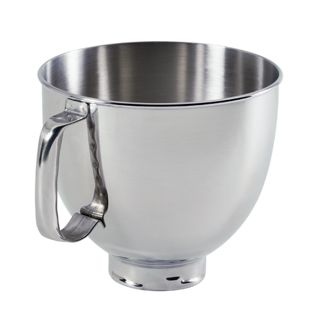 KitchenAid&reg; 5 Quart. Tilt-Head Polished Stainless Steel Bowl w/ Comfortable Handle, K5THSBP