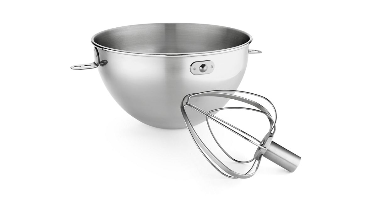 3 Quart Stainless Steel Bowl & Combi-Whip | KitchenAid US