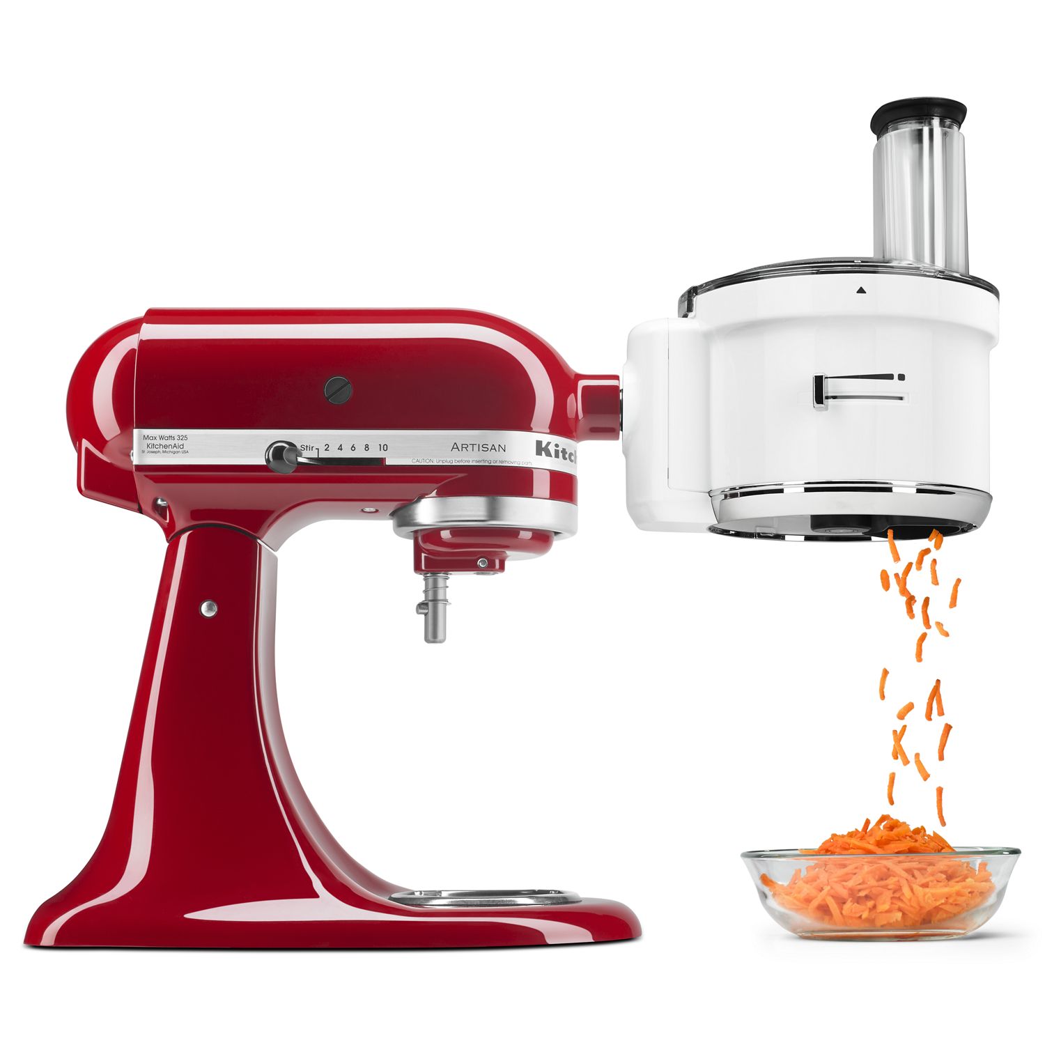 KitchenAid Stand Mixer Attachment Food Processor, One Size, Red