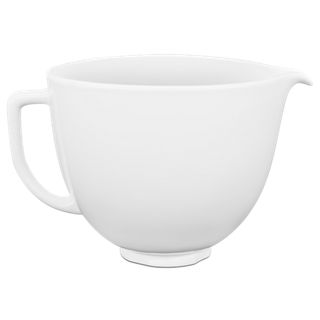 KitchenAid&reg; 5 Quart White Chocolate Ceramic Bowl, KSM2CB5LW
