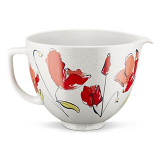 KitchenAid&reg; 5 Quart Poppy Ceramic Bowl, KSM2CB5PPY