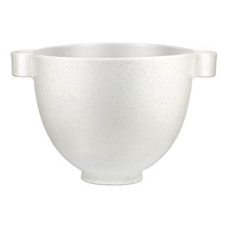 KitchenAid® 5 Quart Speckled Stone Ceramic Bowl in Grey, KSM2CB5PSS