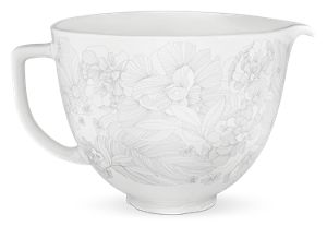 5 Quart Whispering Floral Ceramic Bowl