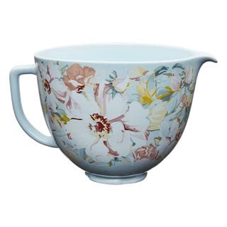 KitchenAid® 5 Quart White Gardenia Ceramic Bowl, KSM2CB5PWG