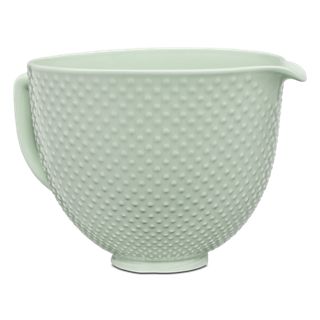 KitchenAid&reg; 5 Quart Dew Drop Ceramic Bowl in Green, KSM2CB5TDD