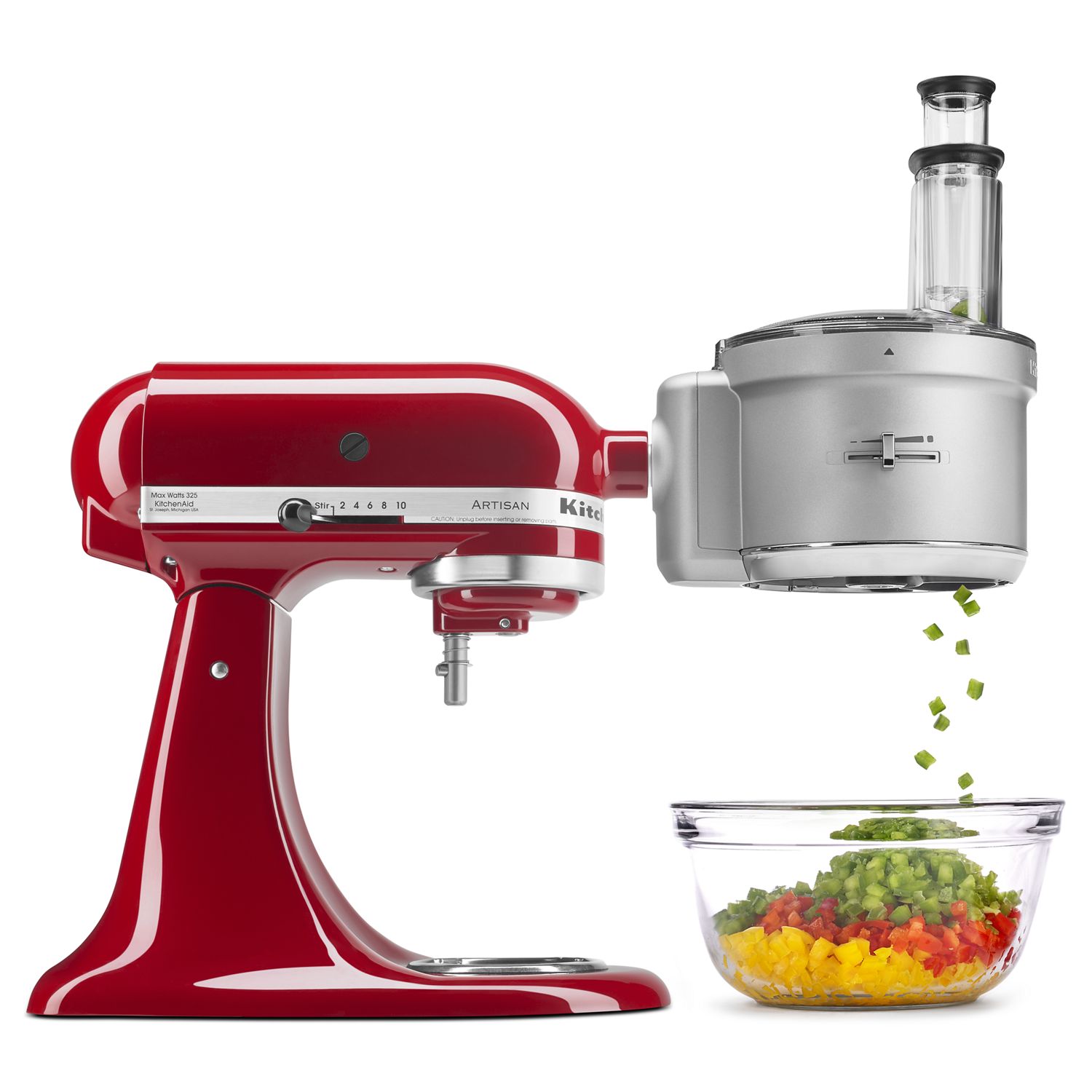 KitchenAid® Food Processor w/ Commercial Style Dicing Kit, KSM2FPA