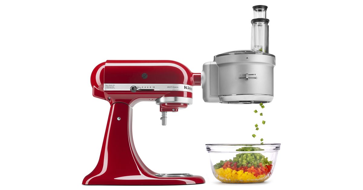 KitchenAid フードプロセッサーアタッチメント Food Processor with Commercial Style Dicing Kit | KitchenAid US