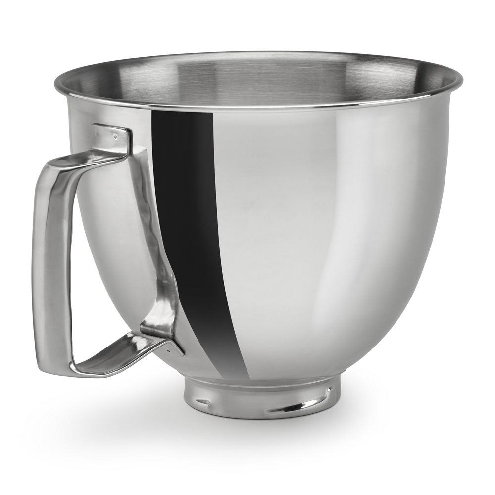 3.5 Quart Polished Stainless Steel Bowl with Handle