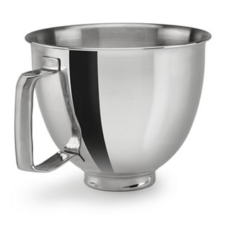 KitchenAid&reg; 3.5 Quart Polished Stainless Steel Bowl w/ Handle, KSM35SSFP