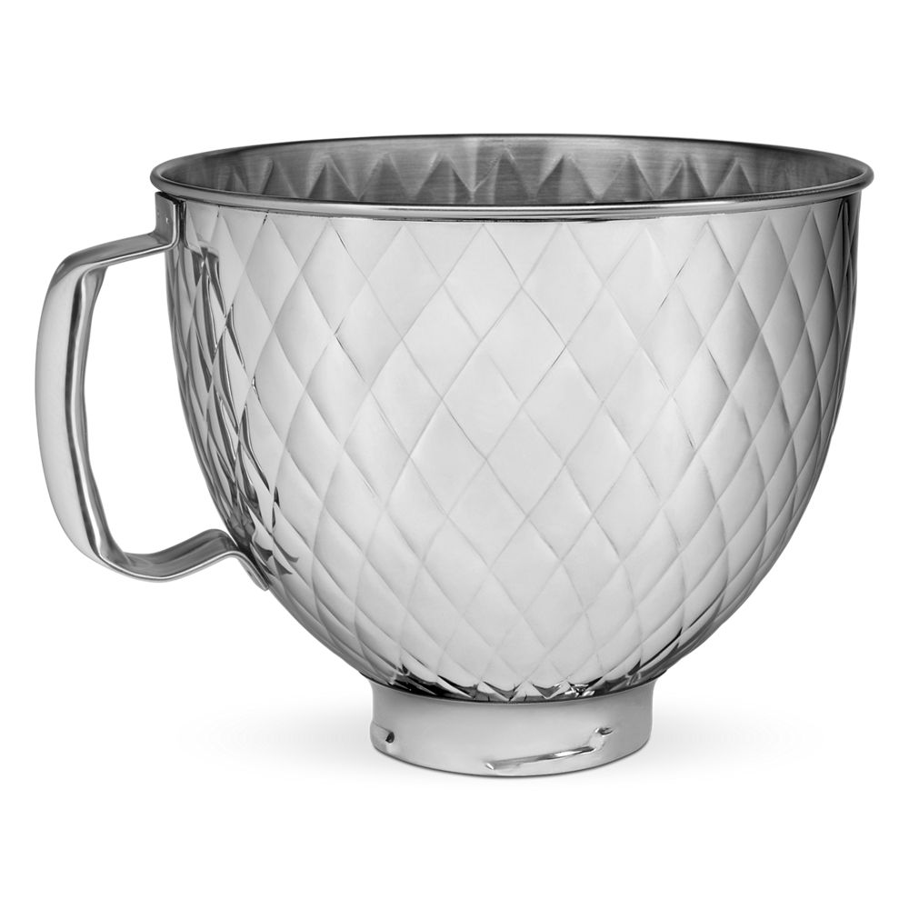 5 Quart Tilt Head Quilted Stainless Steel Bowl