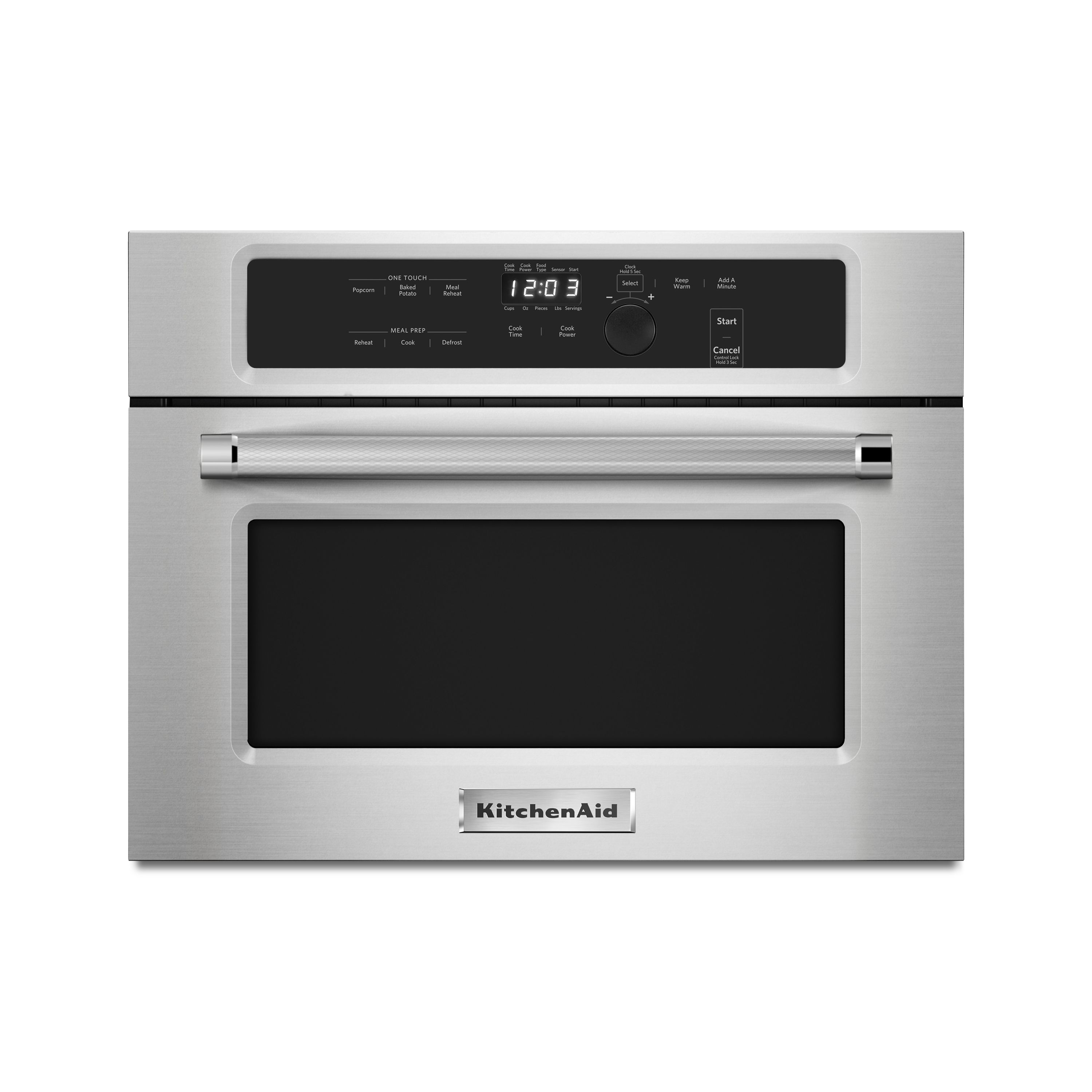 KitchenAid 24" Built In Microwave Oven with 1000 Watt Cooking Stainless Steel KMBS104ESS Picture 1