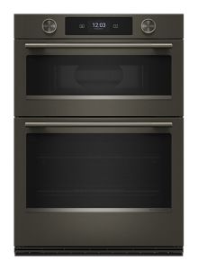 30-inch Smart Electric Combo Wall Oven with Assisted Cooking Modes - Black Ore