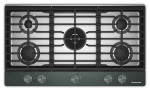 KitchenAid 36-inch Built-in Gas Cooktop with 5 Burners KCGK536SJP