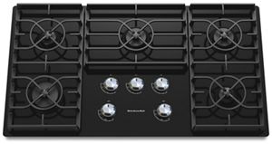 kitchenaid 5 burner gas stove top