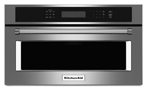 27" Built In Microwave Oven with Convection Cooking Stainless Steel KMBP107ESS | KitchenAid