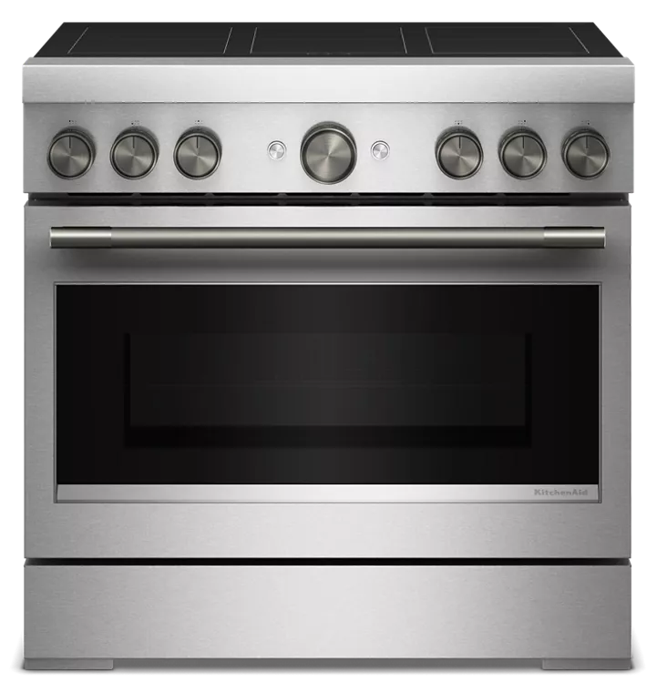 48-Inch 6-Element Induction Freestanding Commercial-Style Range