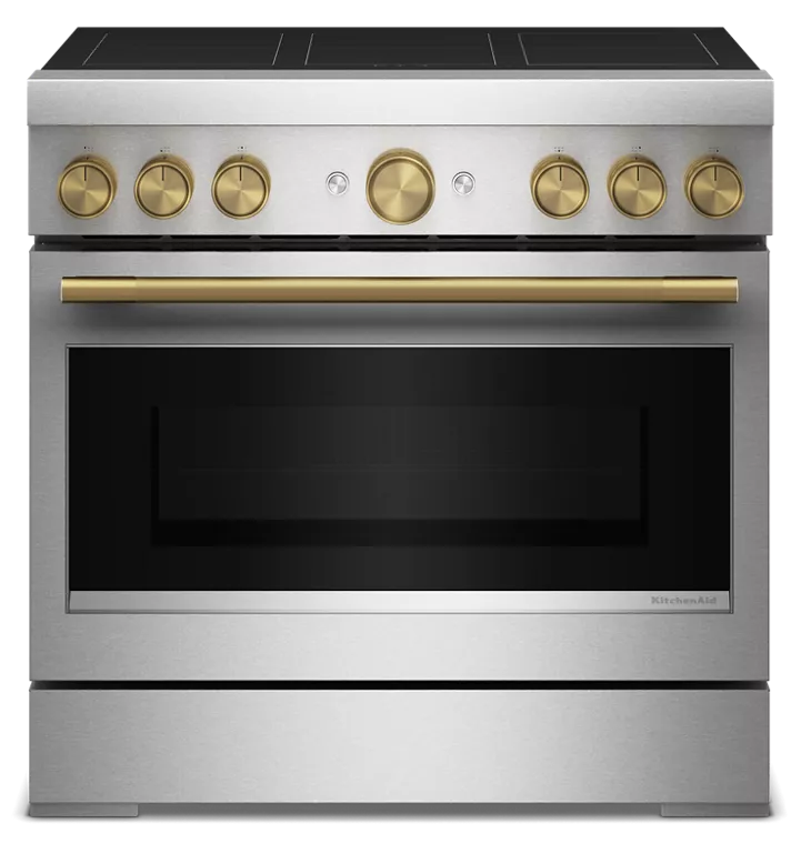 48-Inch 6-Element Induction Freestanding Commercial-Style Range
